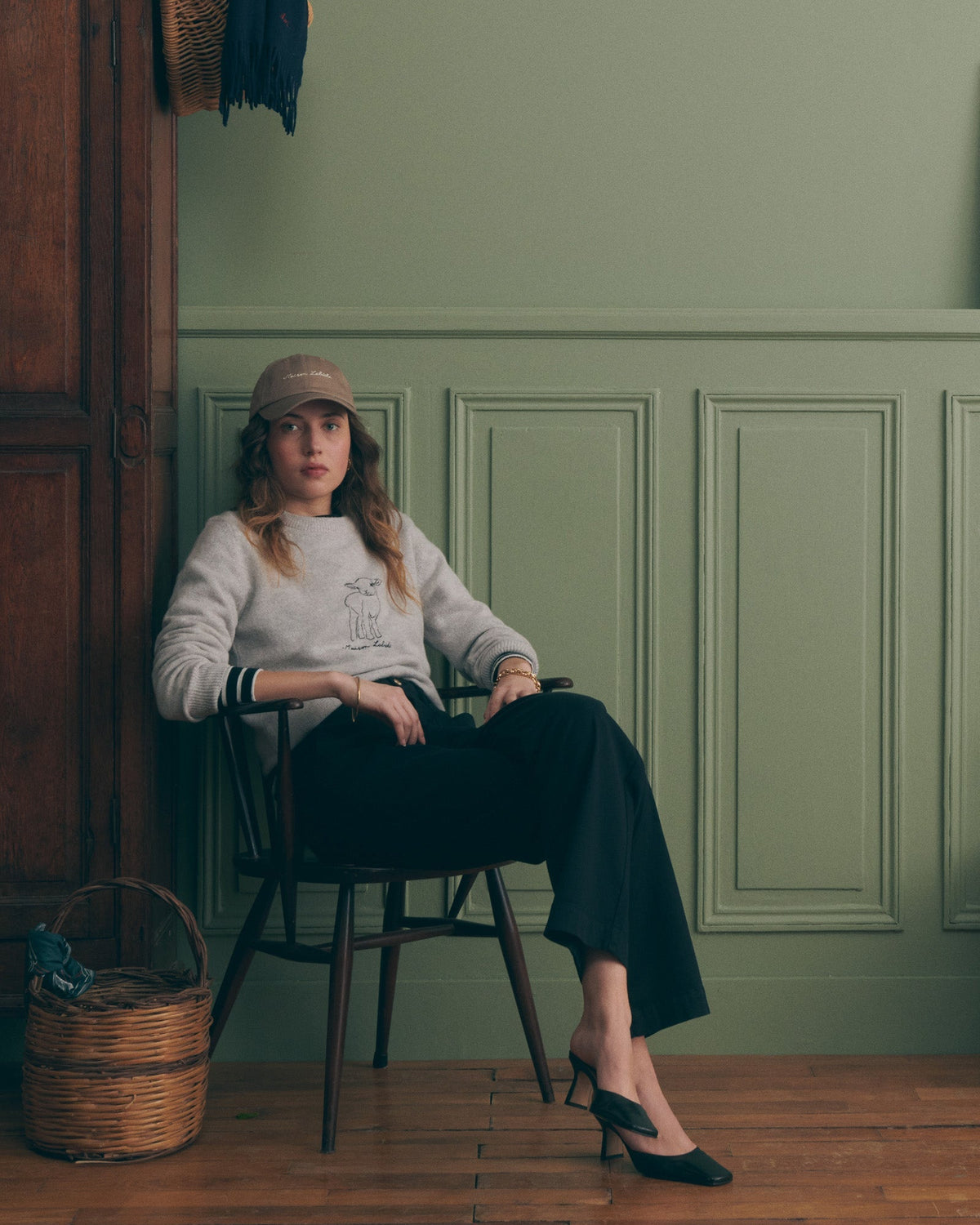 "Wine And Chill" Choiseul Lambswool Sweater
