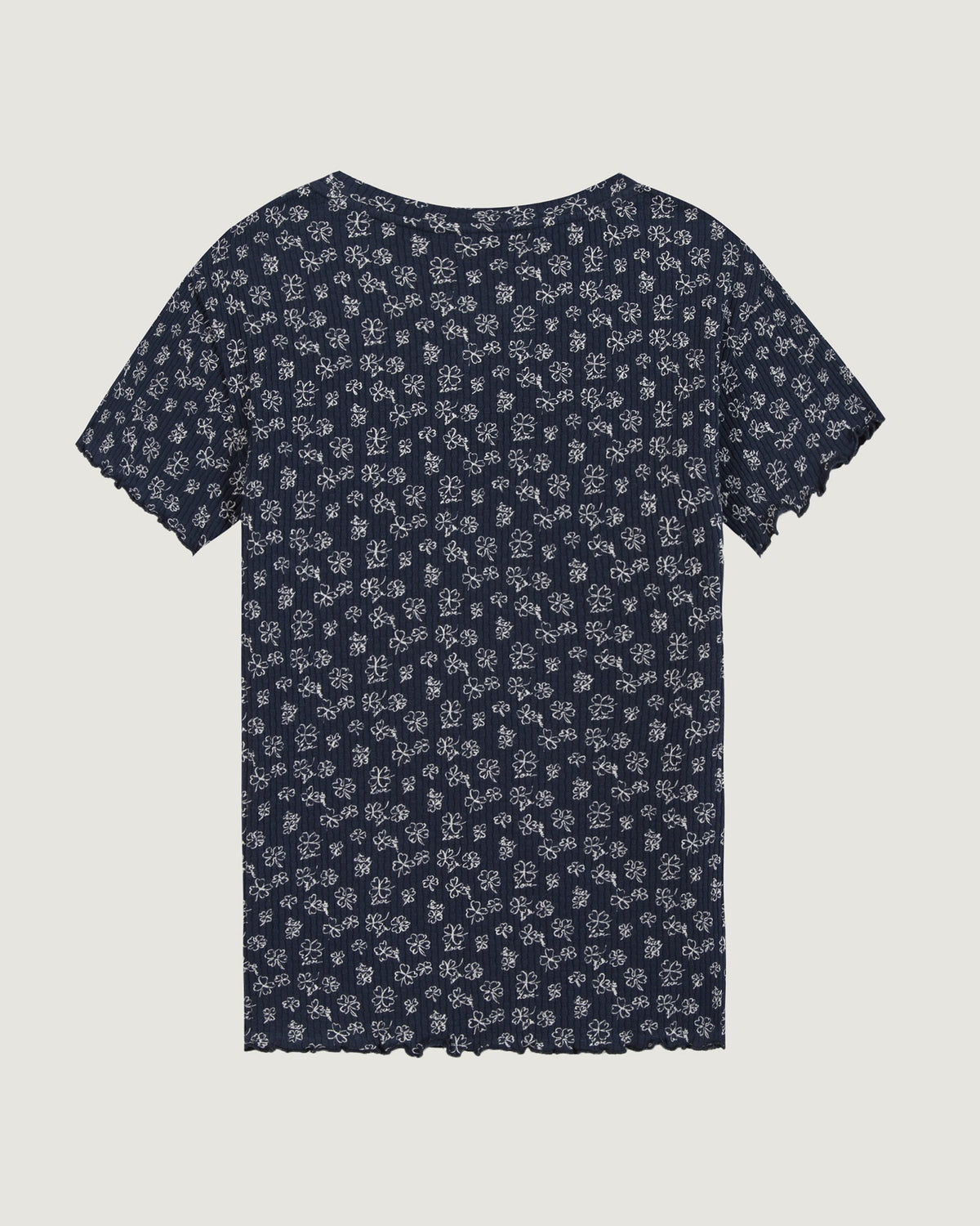 T-Shirt Côtelé "Patch Coeur" Folies