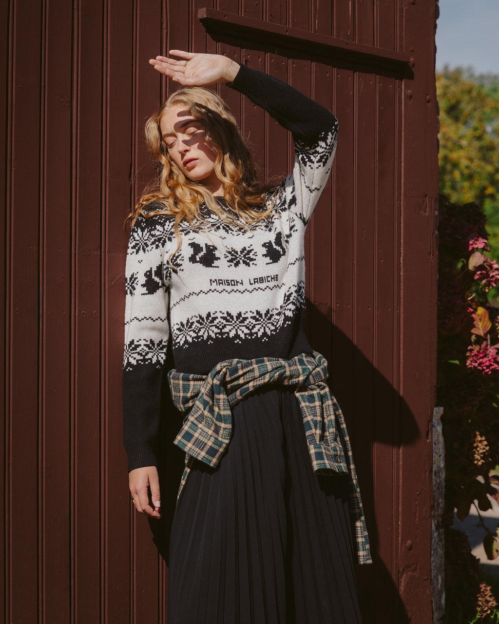 Formigé Wool “Squirrel Jacquard” Jumper
