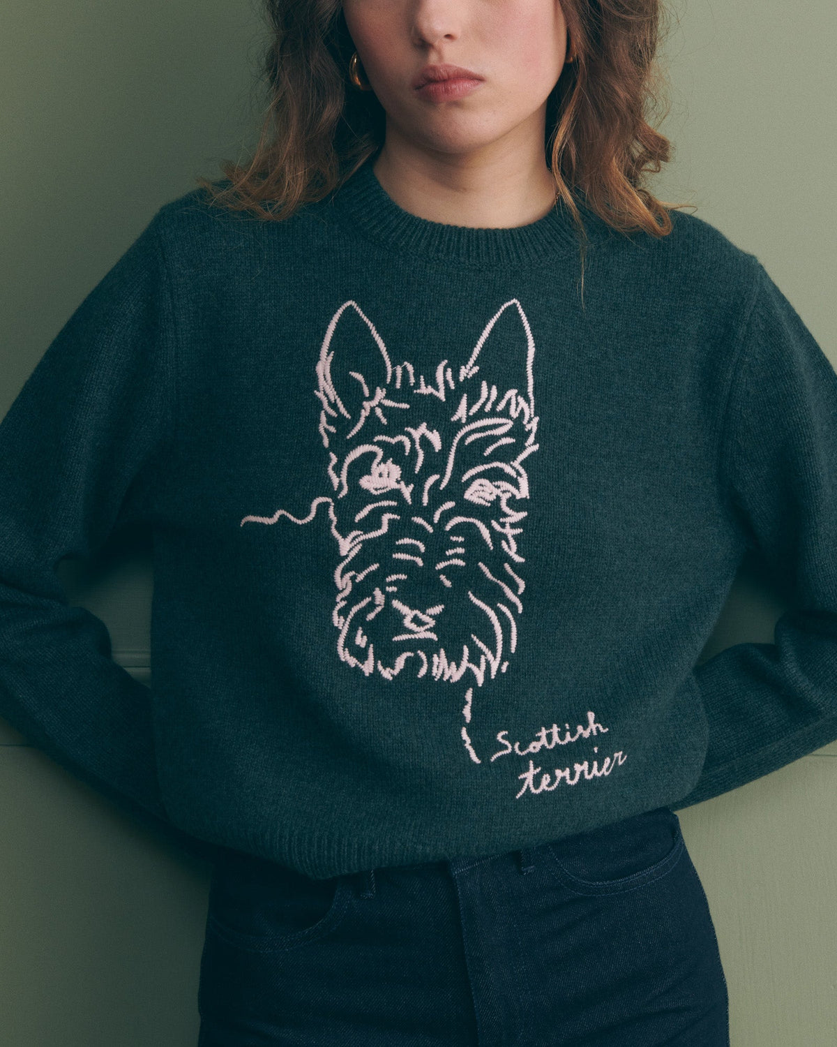 Formigé Wool “Scottish Terrier” Jumper