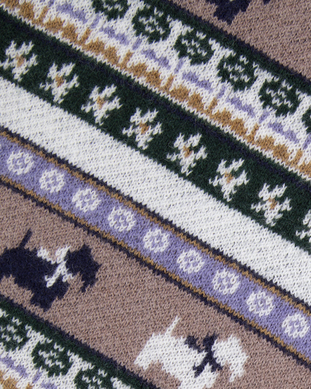 “Dog Jacquard” Lafay Merino Wool Sweater