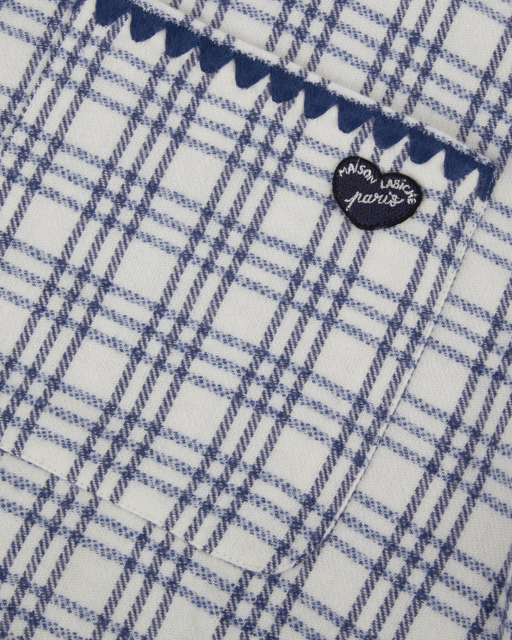 "Heart Patch" Minjoz Flannel Shirt