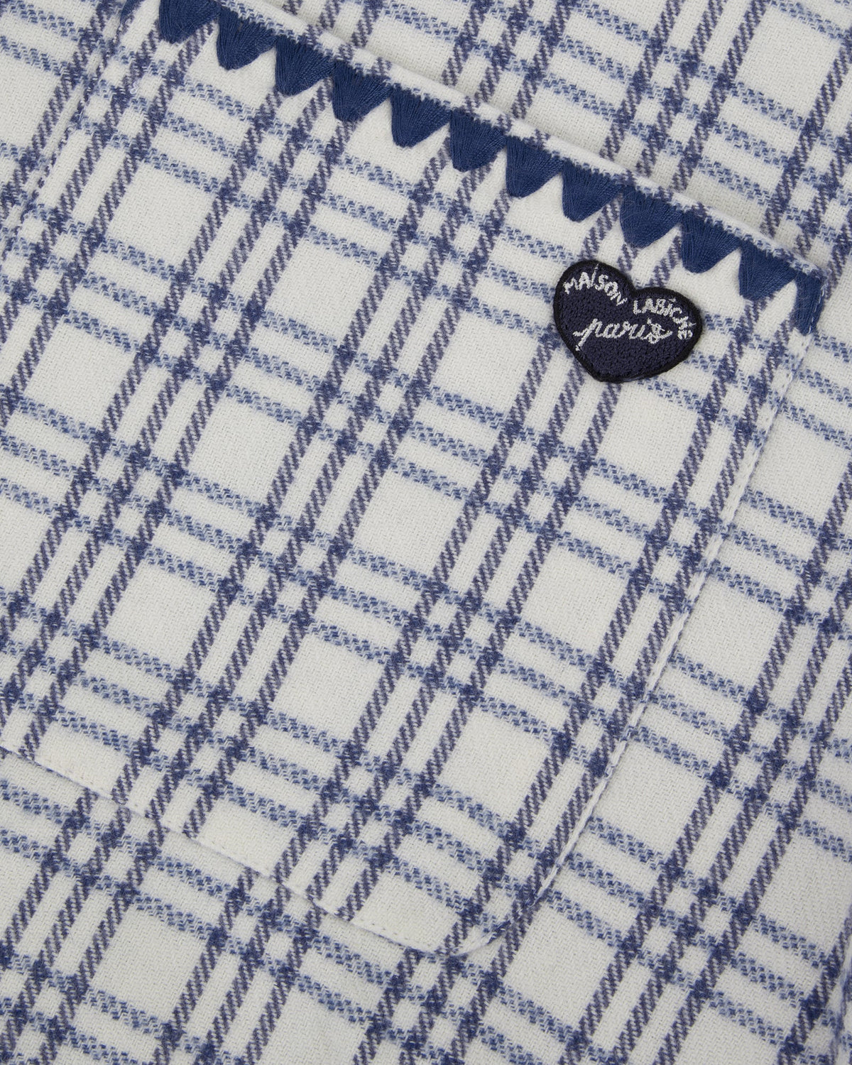 "Heart Patch" Minjoz Flannel Shirt