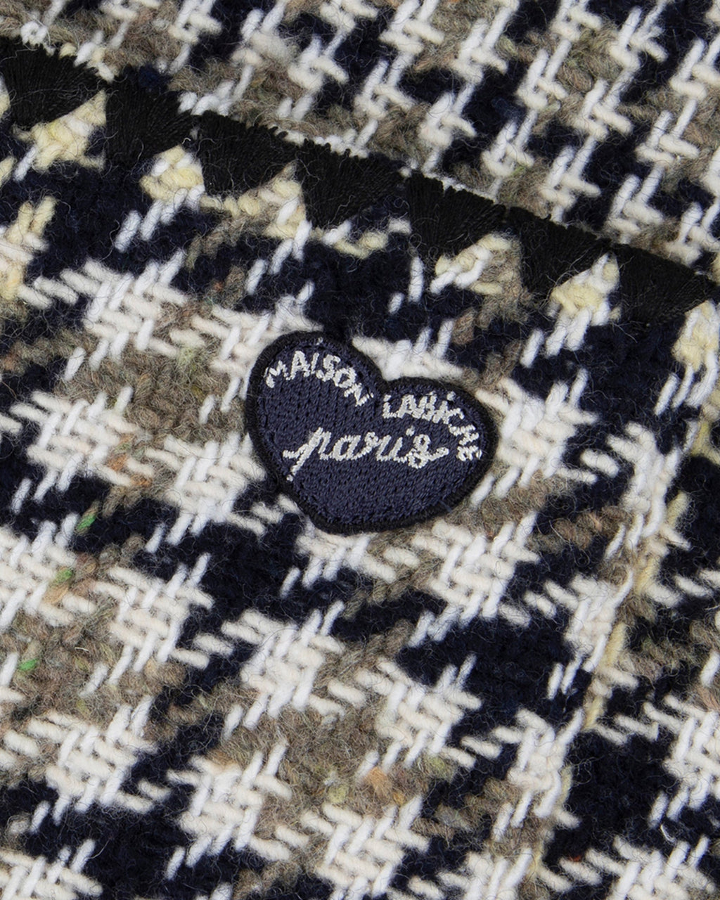 Minjoz Wool and Cotton “Heart Patch” Shirt