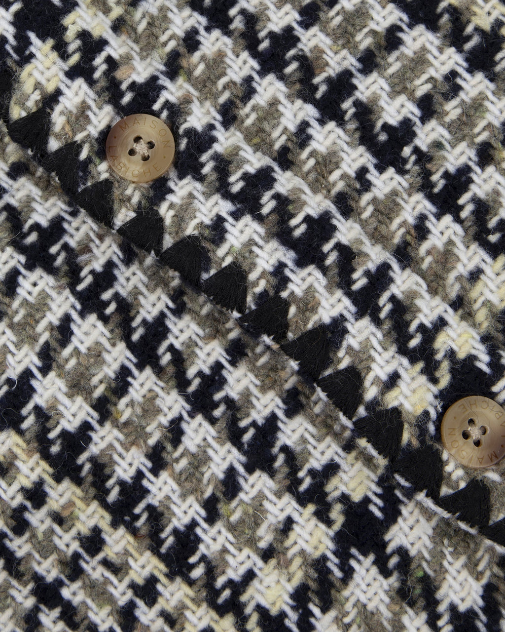 Minjoz Wool and Cotton “Heart Patch” Shirt