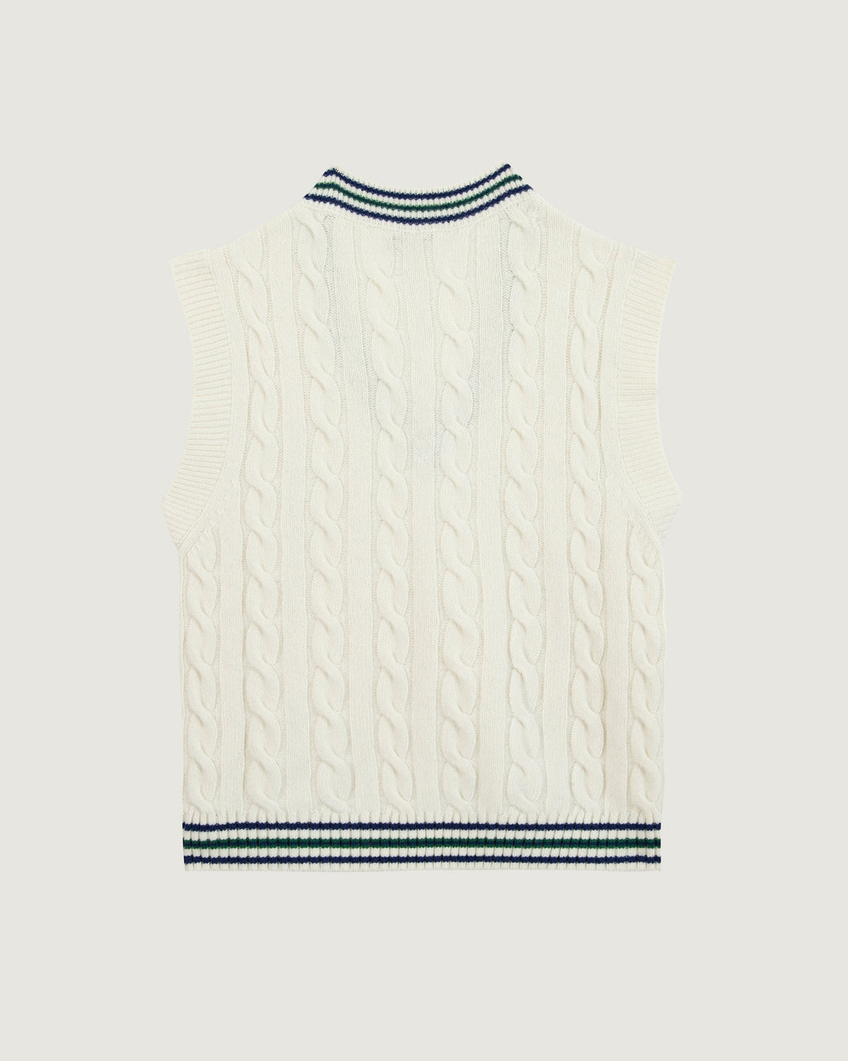 Pull Sans Manches "Patch Croco Golf" Mithouard - Femme