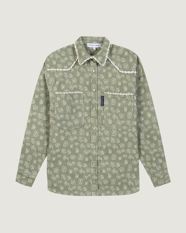 Camisa "Clovers" Monselet Velvet - Mujer