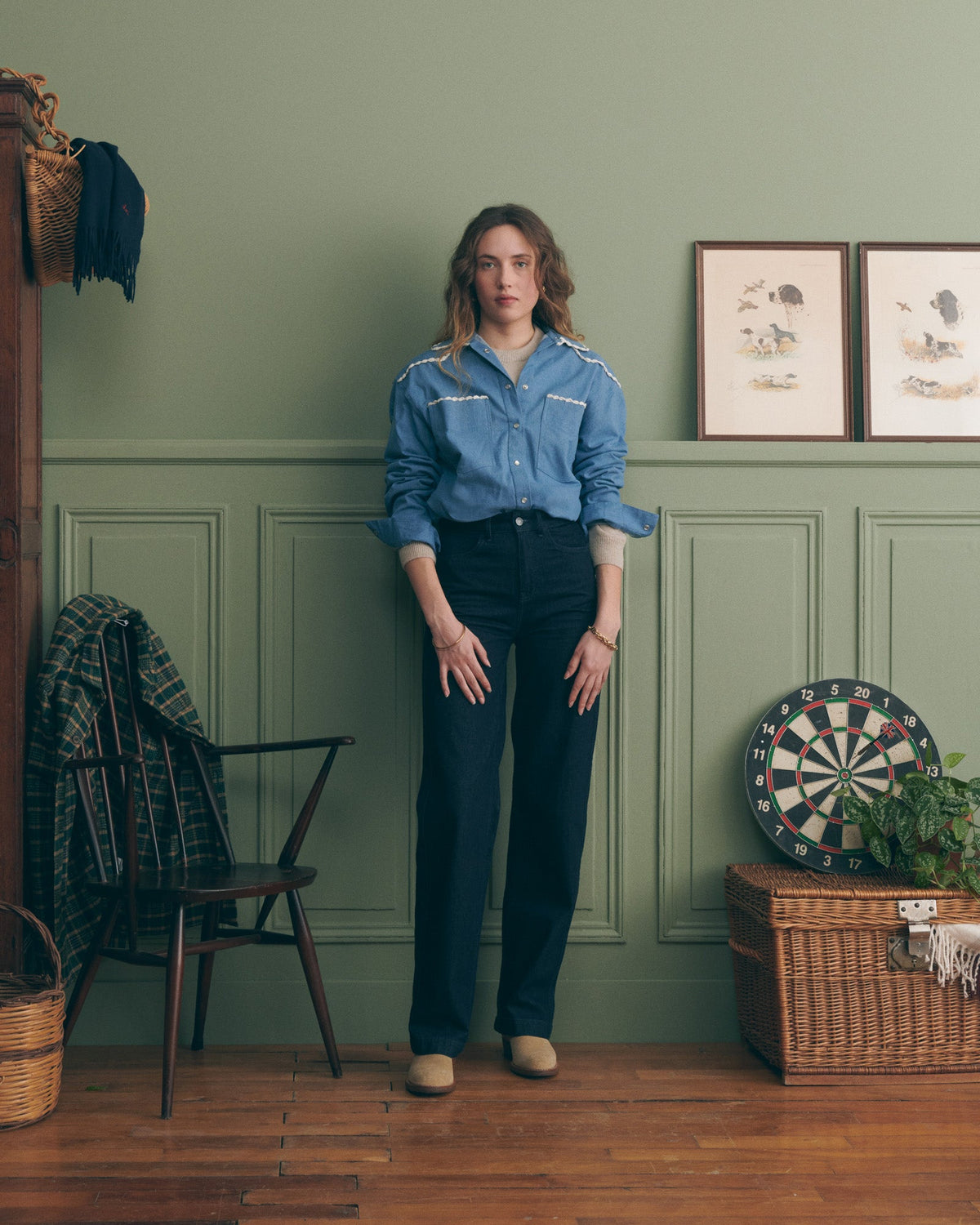 "Lamb" Monselet Chambray Shirt