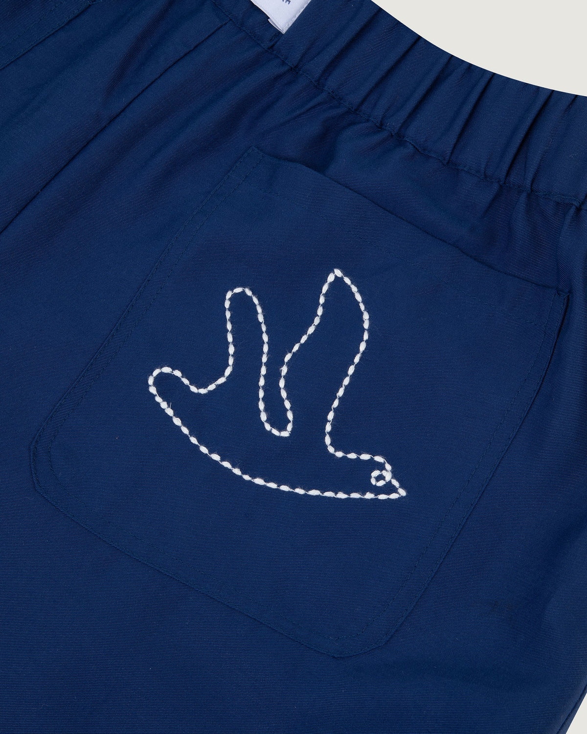 "Birds" Oudin Tencel Trousers