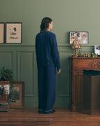 "Birds" Oudin Tencel Trousers