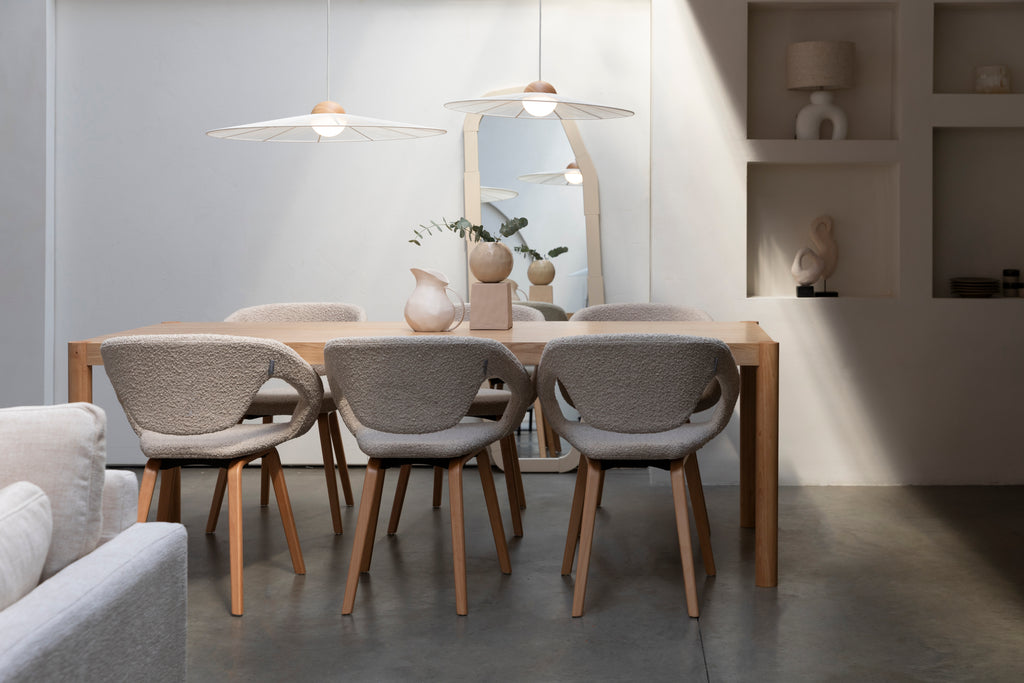 Sticks - Dining Table - Ash Veneer - Natural/Beige
