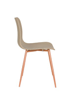 Leon - Dining Room Chair - Steel - Beige