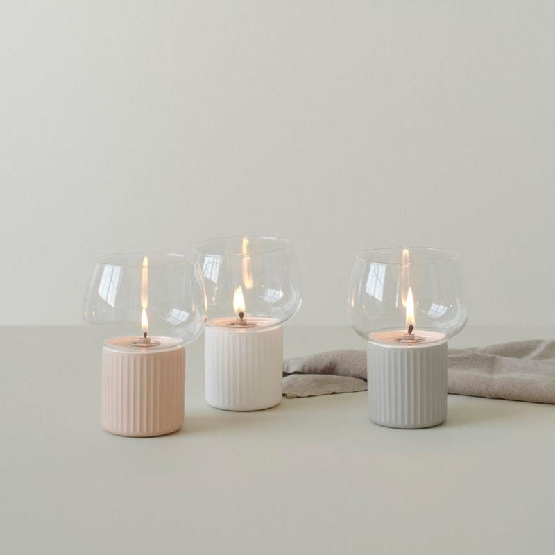 Stelton - Lámpara de aceite Hygge - Blanco