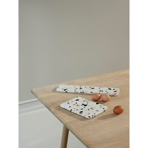 Plat De Service Serve-It L - 40 Cm - Terrazzo Blanc