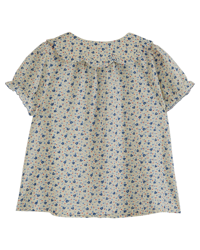 Flower Collar Blouse - Lily of the Valley - Girl