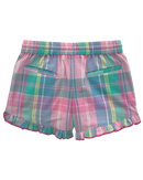 Madras Shorts - Multicolor - Girl