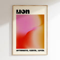 Zodiac - Affiche Lion - Multi