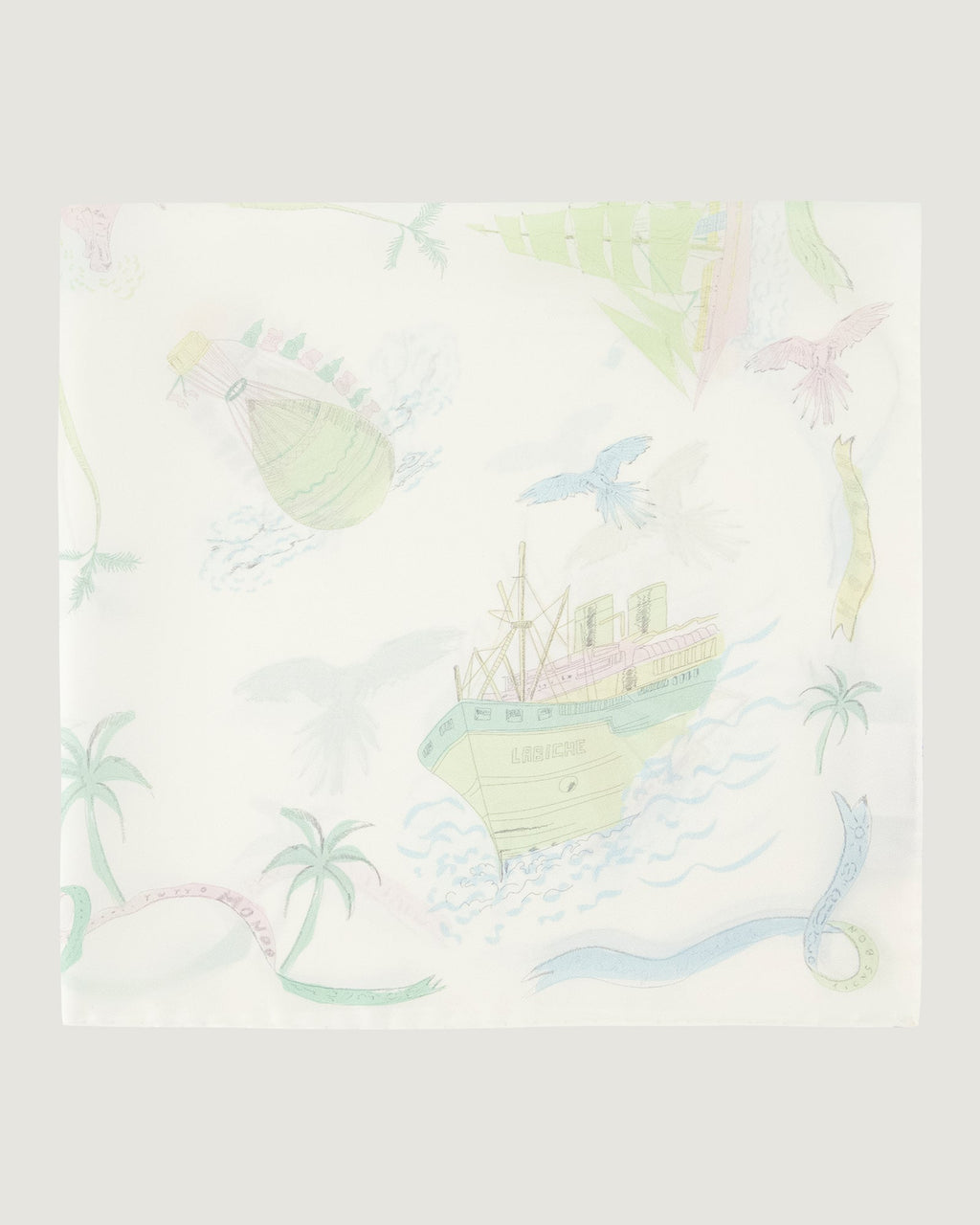 "World Tour" Boulnois Silk Scarf
