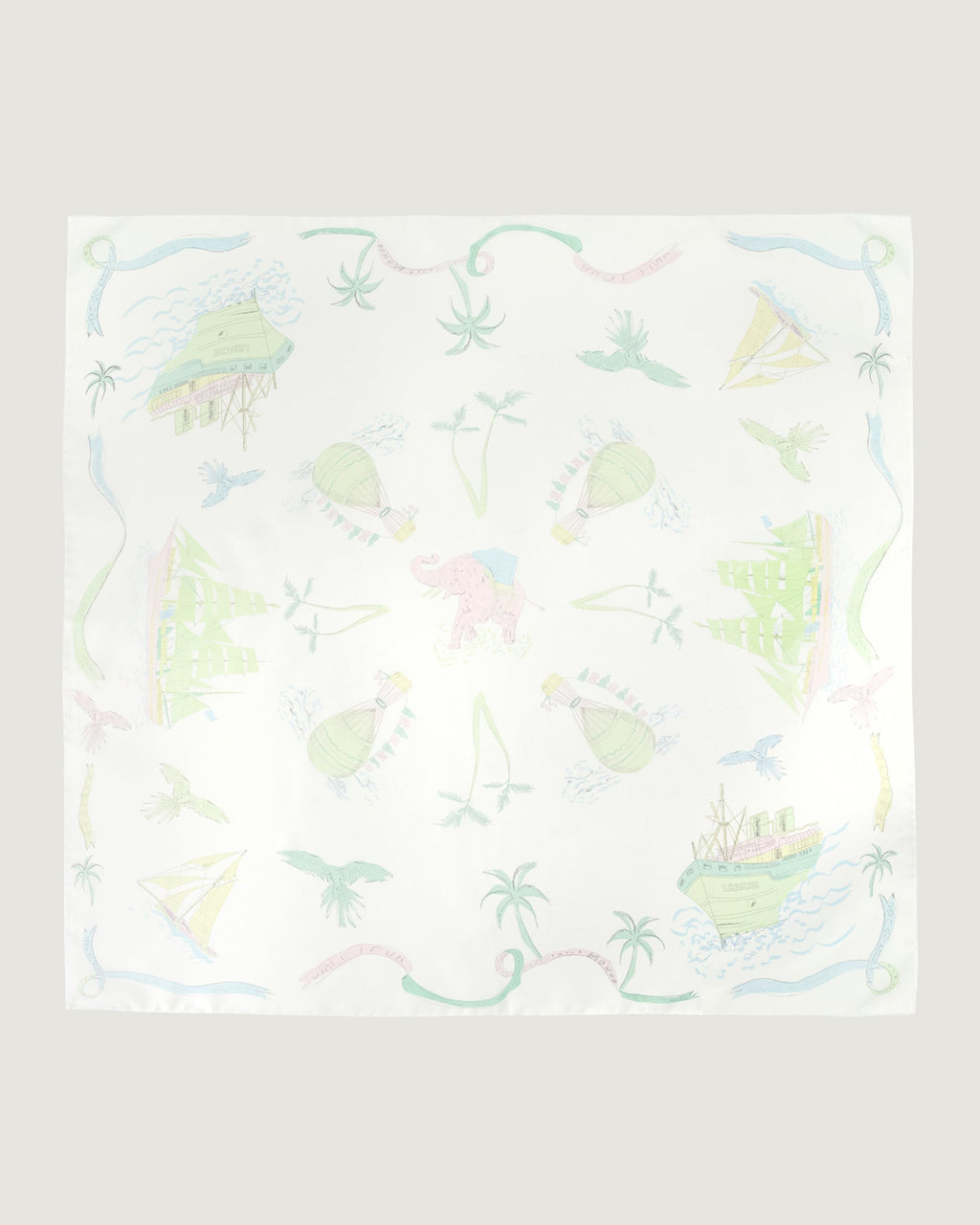 "World Tour" Boulnois Silk Scarf