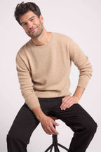 Maglione Girocollo Zach - Beige Crema