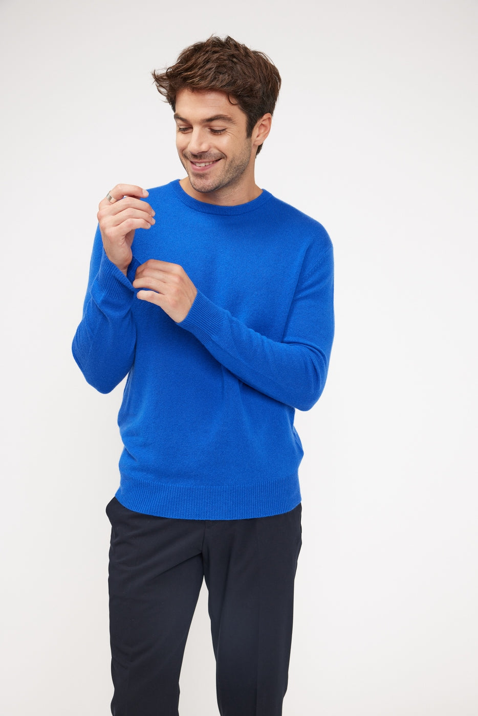 Maglione Girocollo Zach - Blu Reale