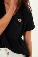 Tee Shirt Zaeline - Noir