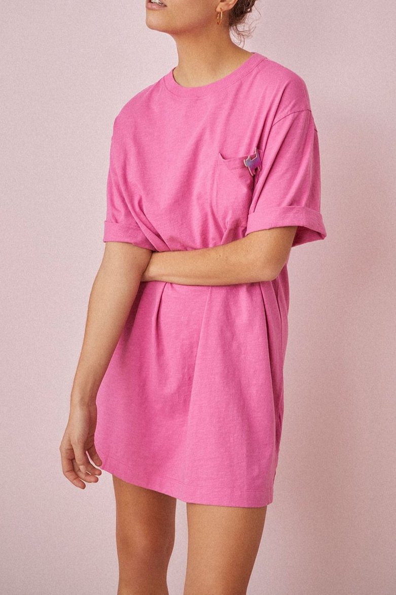 Vestido Zaez - Rosa Neón