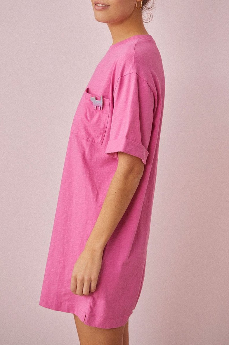 Vestido Zaez - Rosa Neón