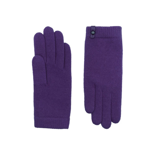 Gants Zaguio Cachemire - Prune - Femme