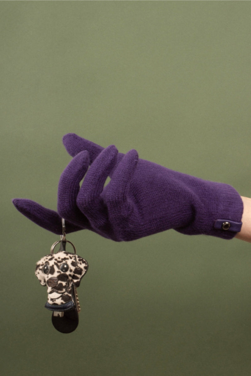 Gants Zaguio Cachemire - Viola - Femme