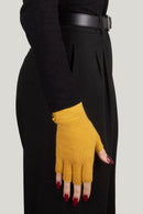 Mitaines Zaguio Dc Cachemire - Moutarde - Femme