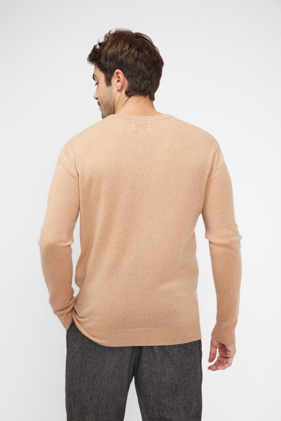 V-Ausschnitt-Pullover Zaher – Beige