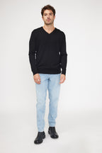 Jersey de Cuello de Pico Zaher - Negro