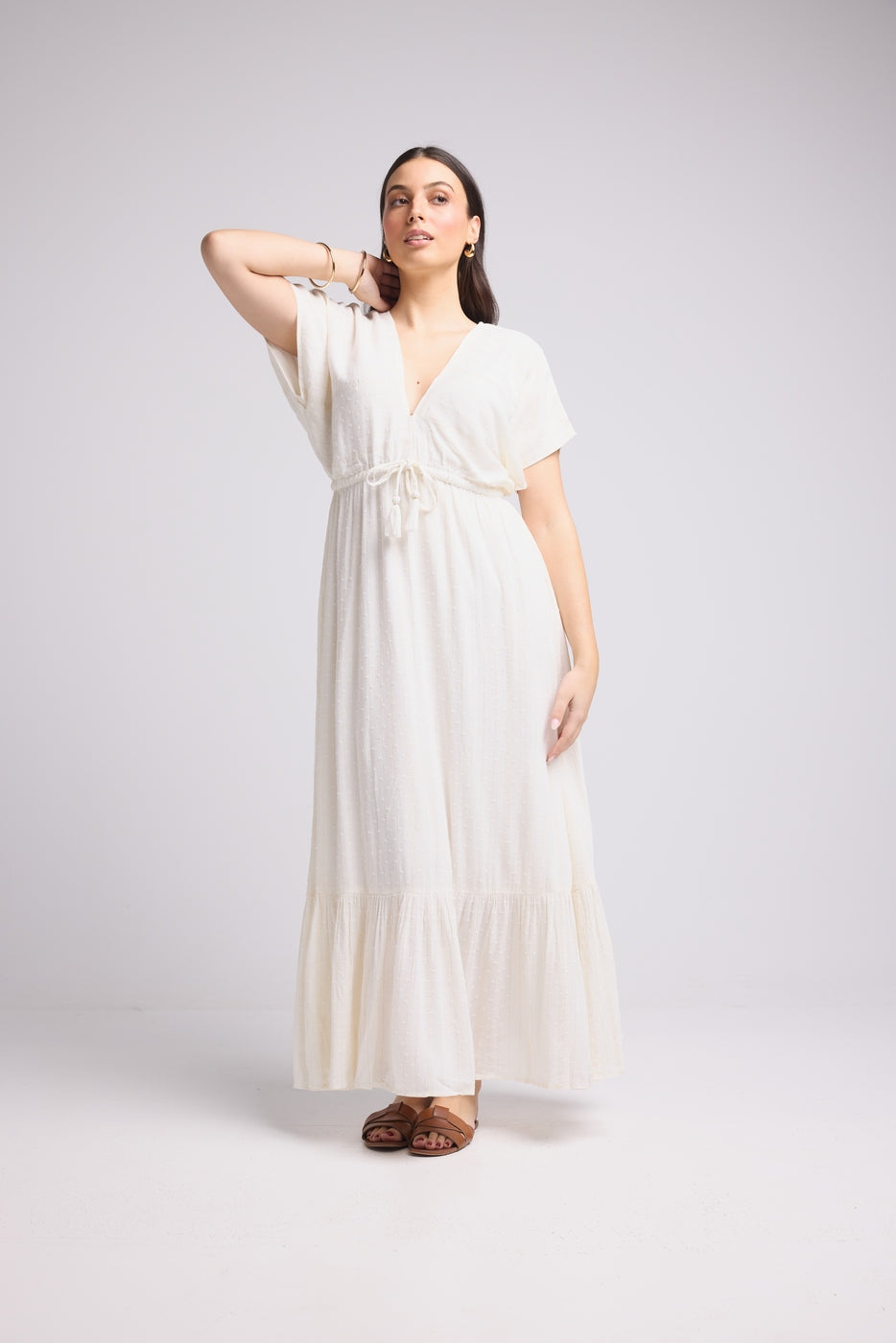 Vestido Largo - Zaira - Blanco