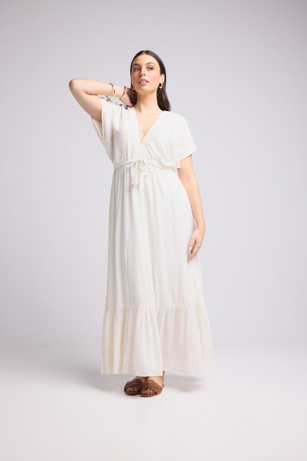 Vestido Largo - Zaira - Blanco