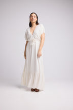 Vestido Largo - Zaira - Blanco