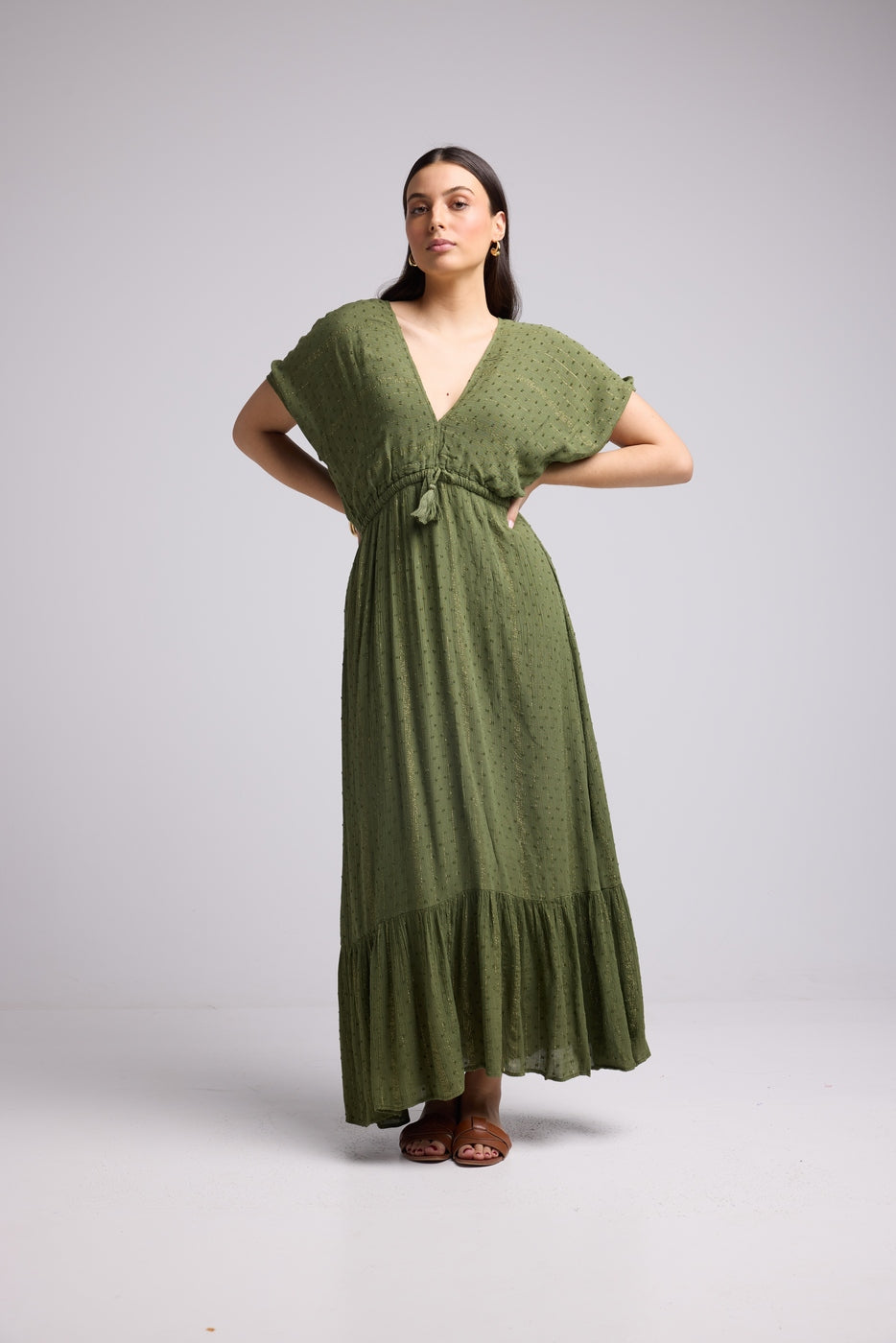 Robe Longue - Zaira - Khaki