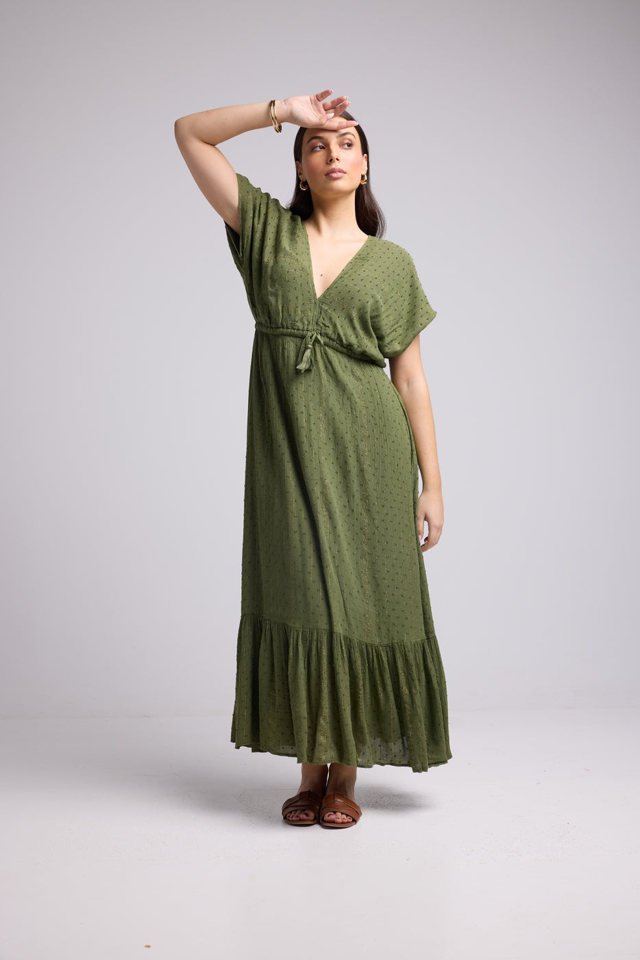 Robe Longue - Zaira - Khaki