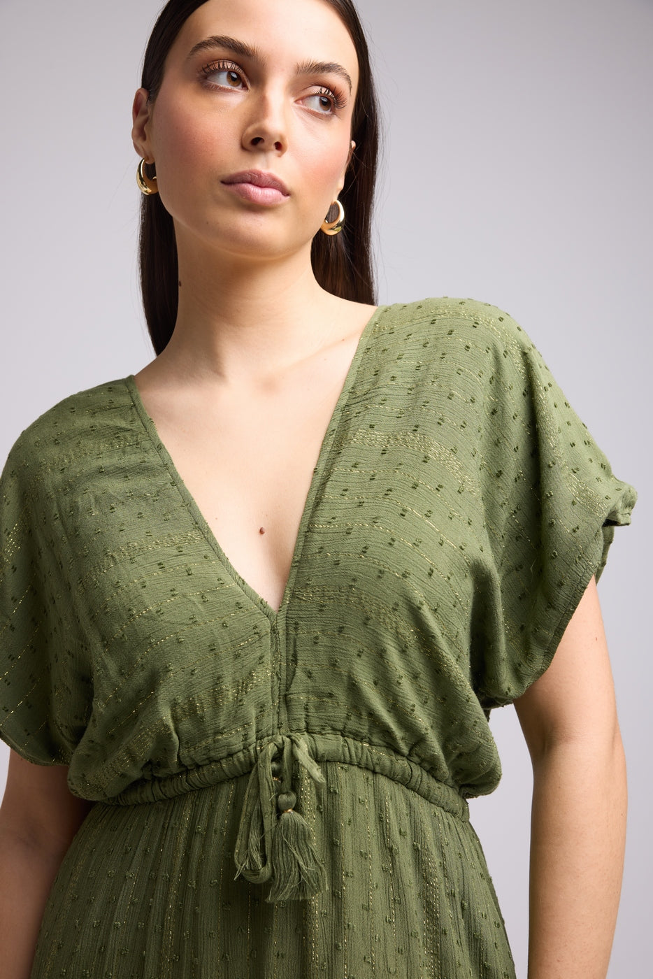 Robe Longue - Zaira - Khaki