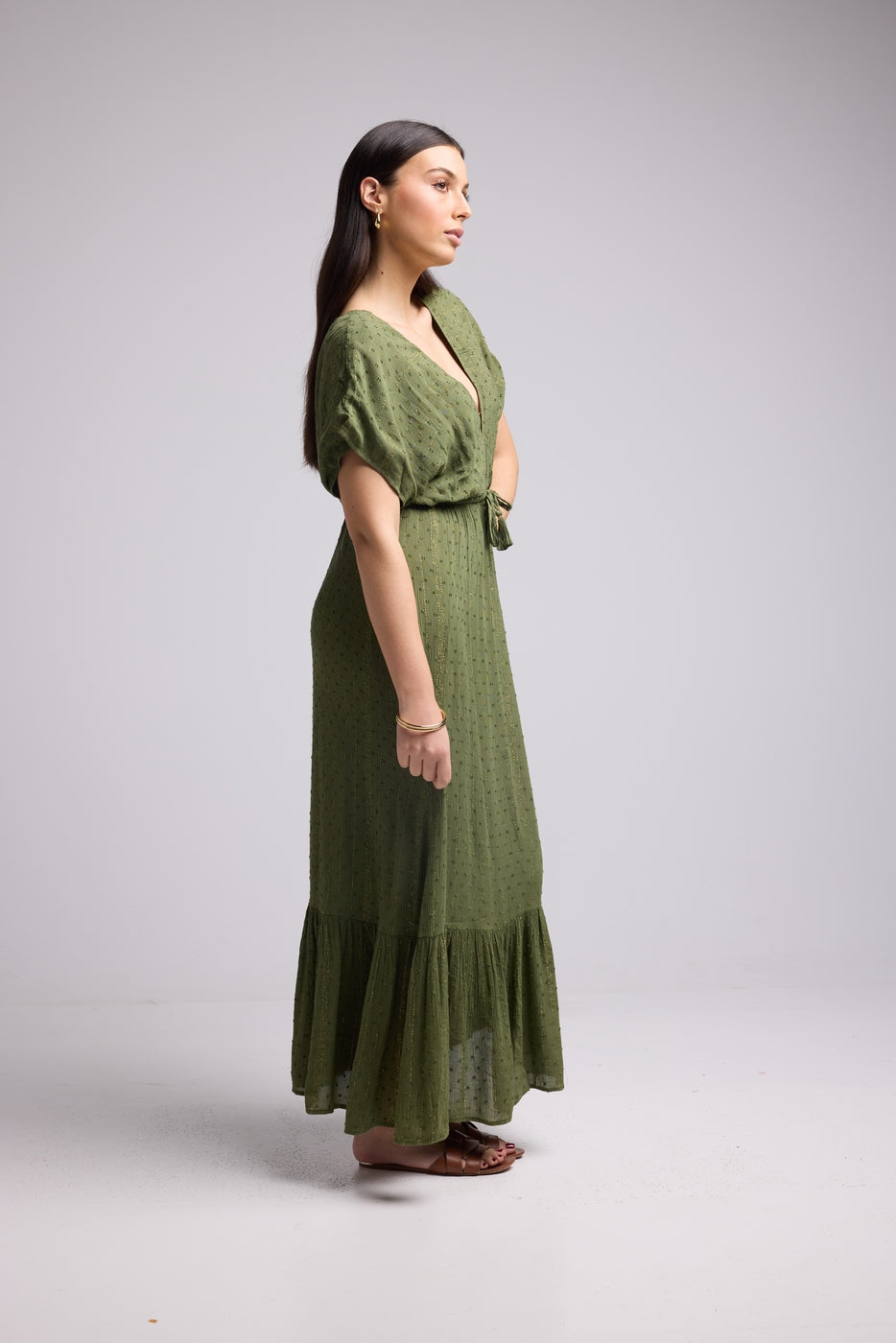 Robe Longue - Zaira - Khaki