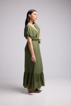 Robe Longue - Zaira - Khaki