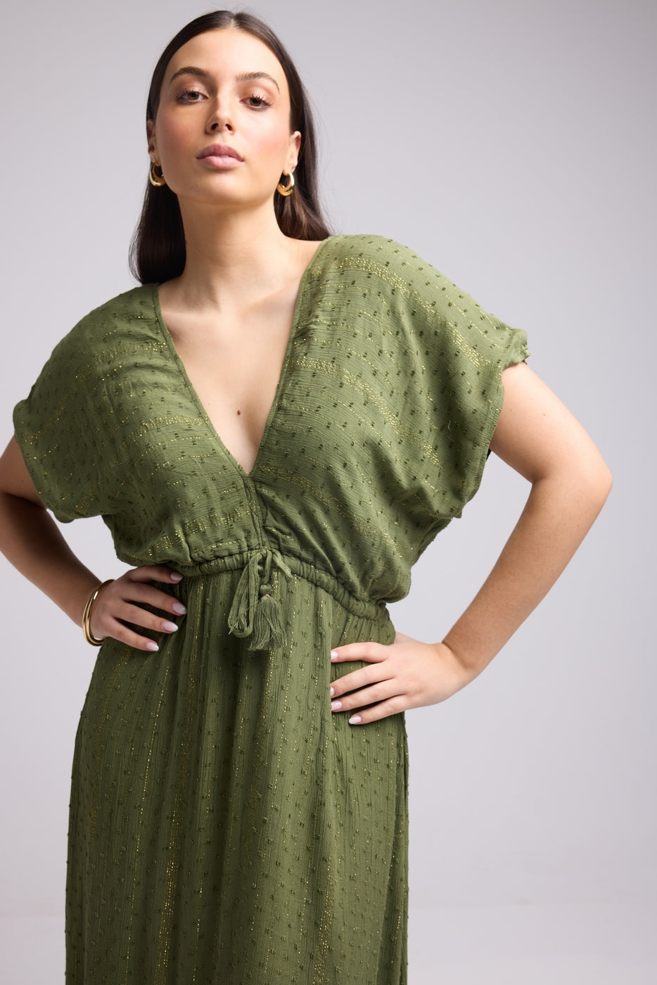 Robe Longue - Zaira - Khaki