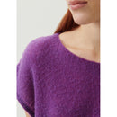 Pull Sm Col Bateau - Figue - Femme