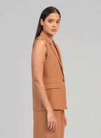 Veste Sans Manches Zakarita Daim
