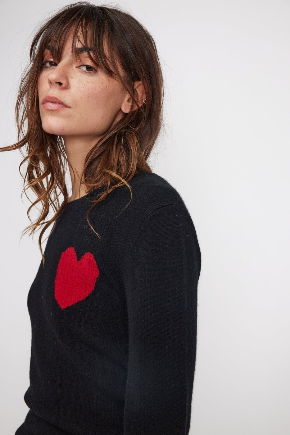 Jersey Cuello Redondo Love Heritage Zaphira - Negro Rojo