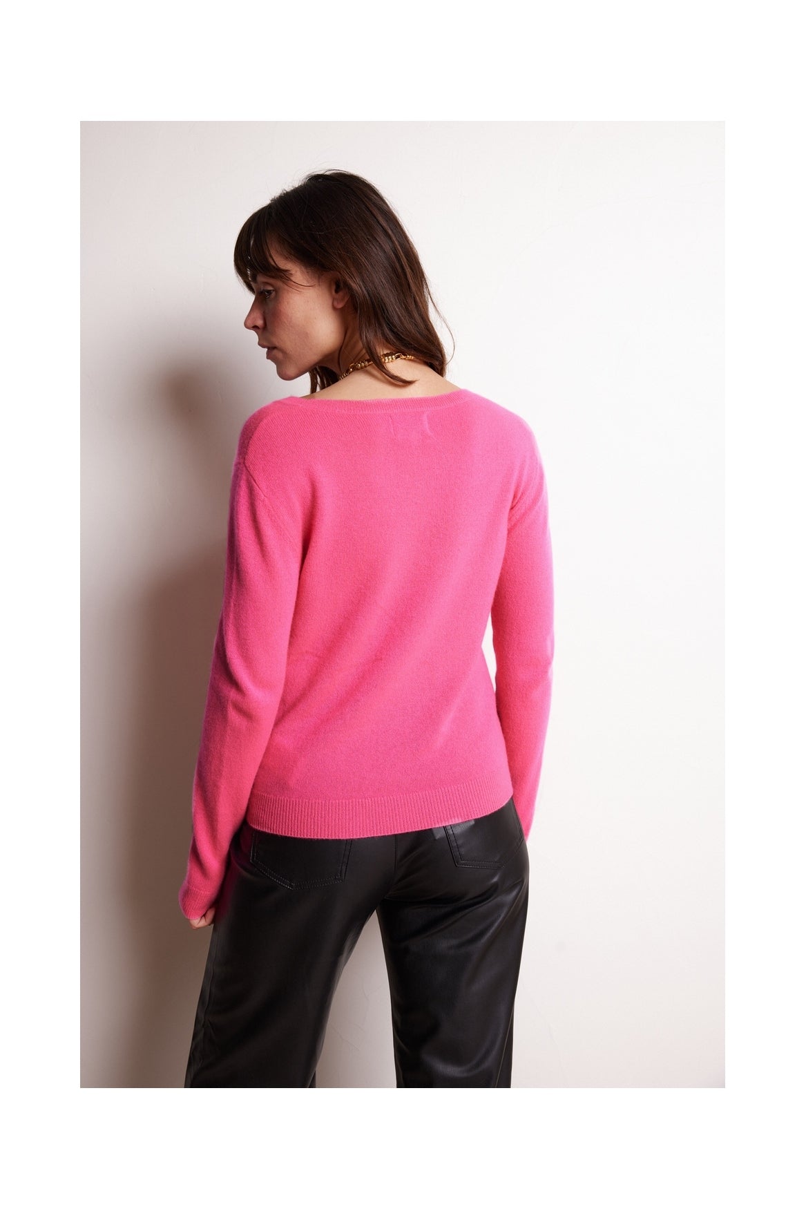 Maglione Girocollo Love Heritage Zaphira - Rosa Fluo Rosso
