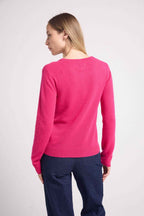 Maglione Girocollo Zara - Fucsia