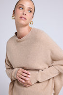 Cape Poncho Zarina - Beige Crème