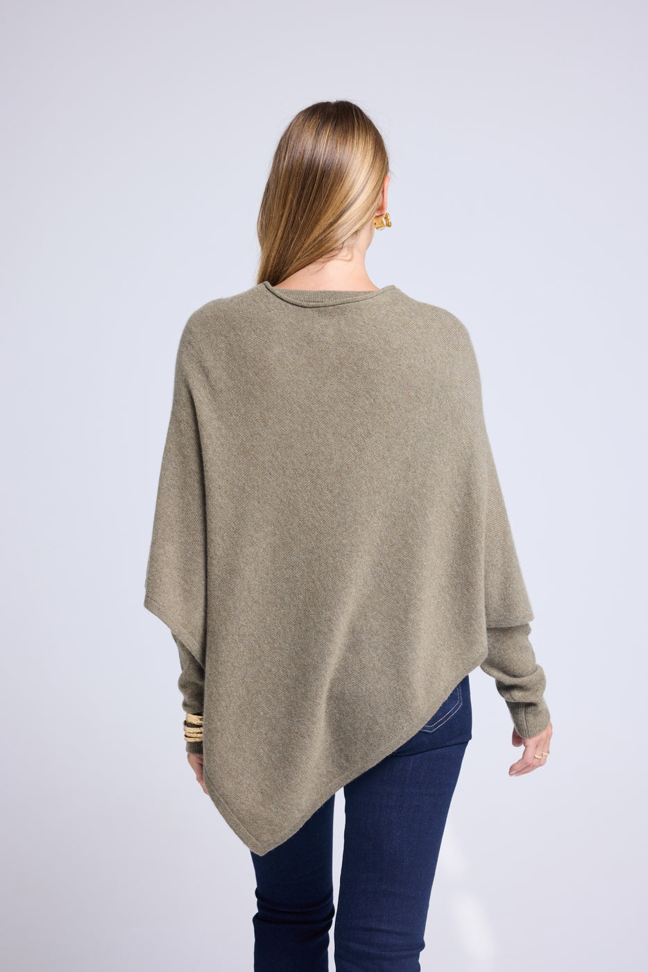 Capa Poncho Zarina - Verde Khaki