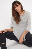 Cape Poncho Zarina - Gris Clair